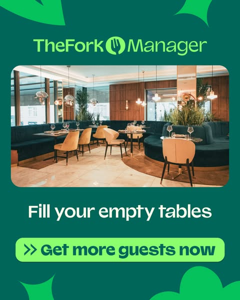 TheFork Manager: "Fill your empty tables"